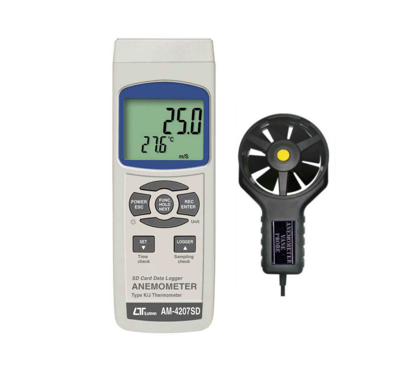 Lutron 記憶式風速/溫度計 AM-4207SD