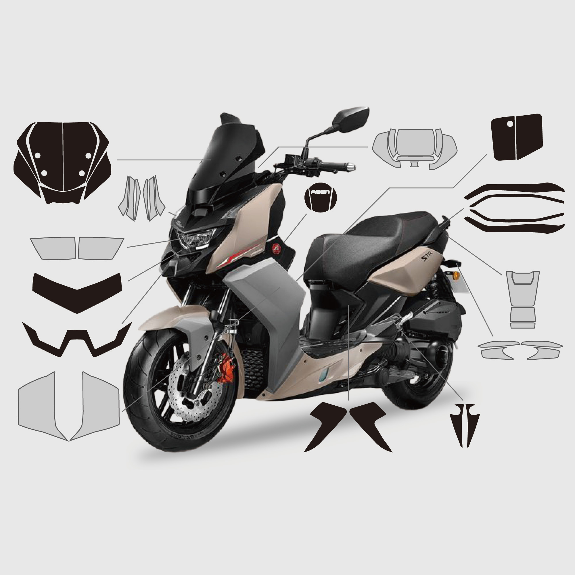 AEON STR 250/300｜3M頂級犀牛皮保護膜