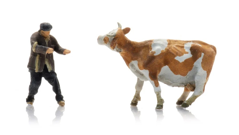 Artitec 5160023 N規 Farmer with obstinate cow 農夫與牛