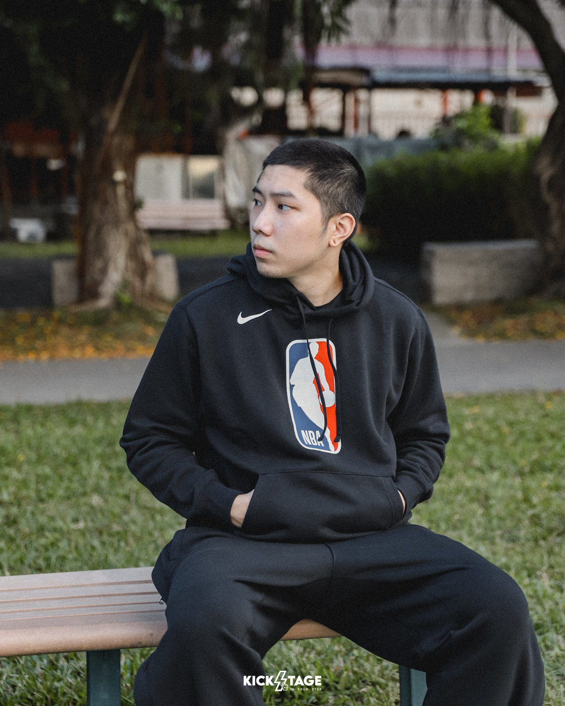 男女款 NIKE TEAM 31 CLUB NBA HOODIE 黑色 NBA LOGO 刷毛 帽T【DX9794-010】