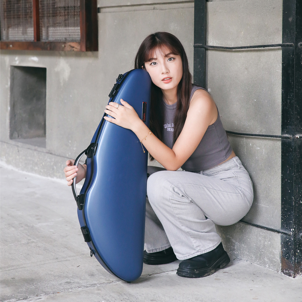 HIGHTECH 科技感系列 小提琴海豚盒 (海軍藍)