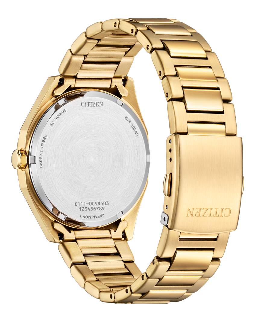 萬年鐘錶 - Citizen 星辰錶  光動能系列  八角錶殼經典不鏽鋼男錶 BM7633-81X  錶徑41MM