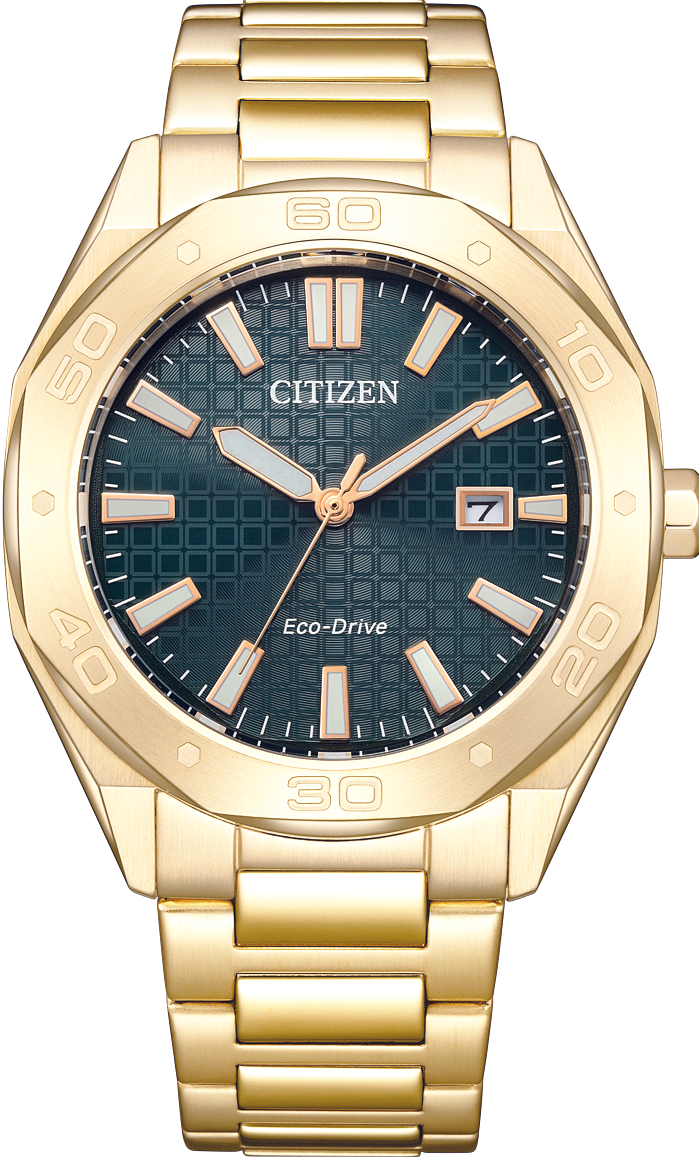 萬年鐘錶 - Citizen 星辰錶  光動能系列  八角錶殼經典不鏽鋼男錶 BM7633-81X  錶徑41MM