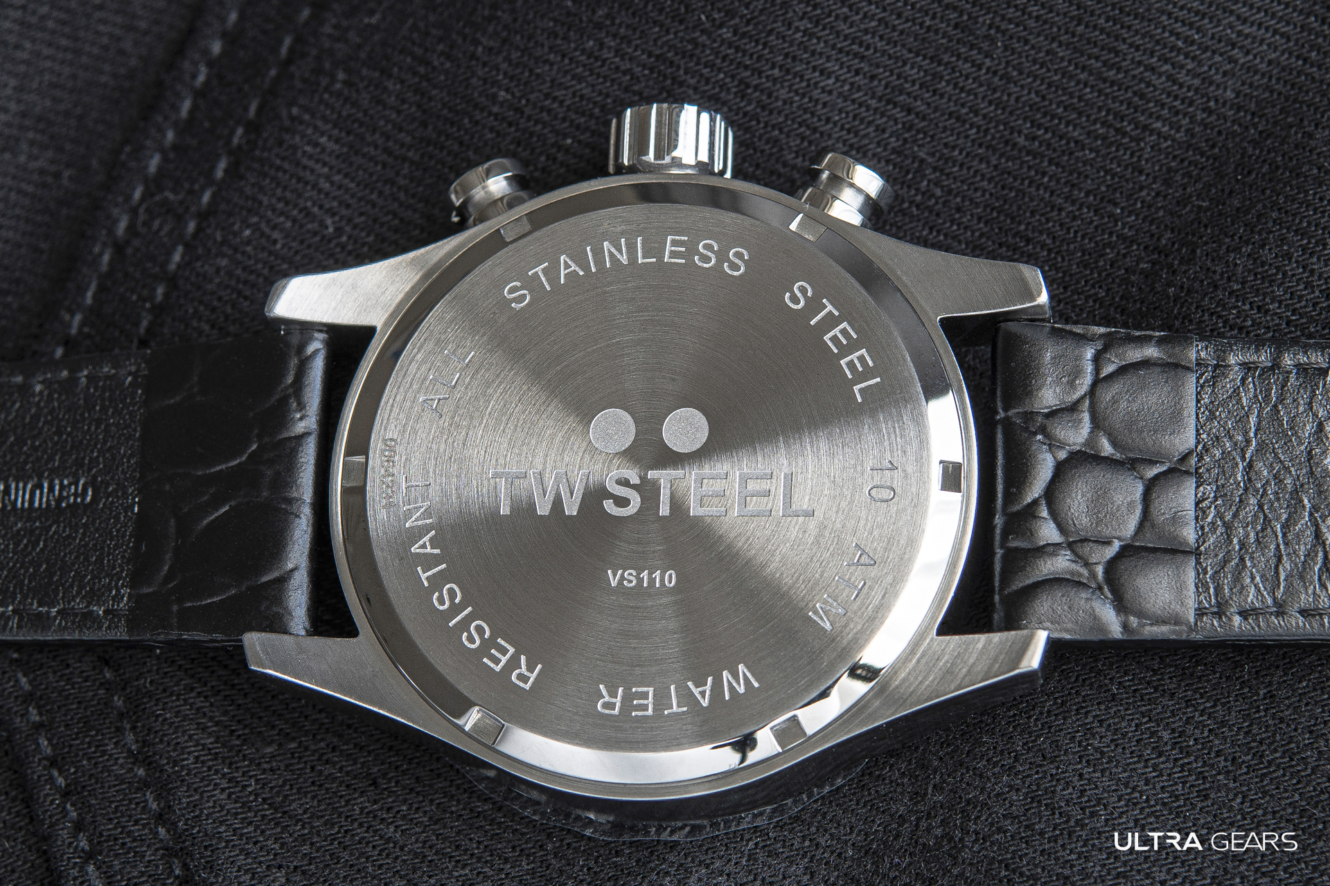 TW Steel VOLANTE 全鋼黑面計時碼錶 VS110