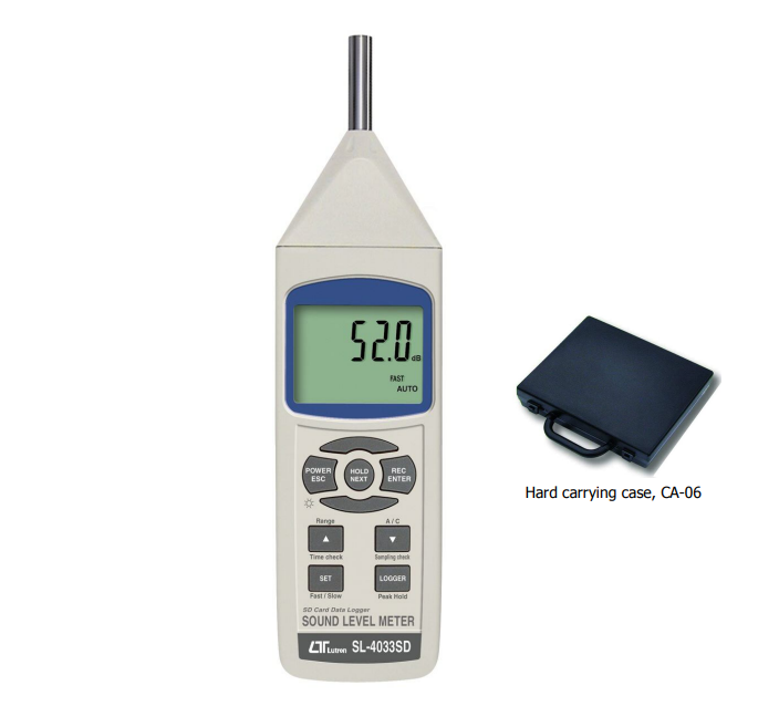 Lutron 記憶式精密型噪音計 SL-4033SD