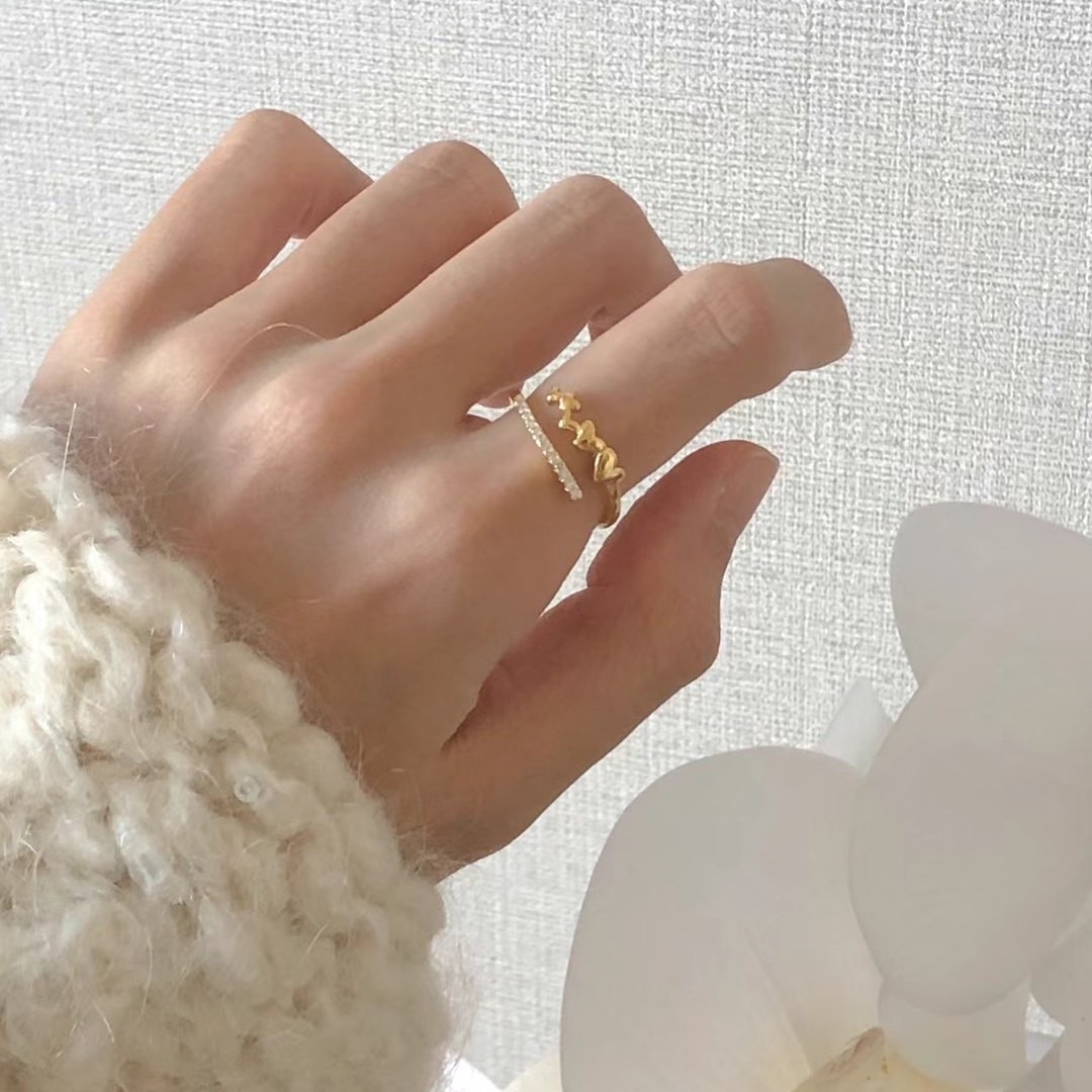 Heart to heart Ring