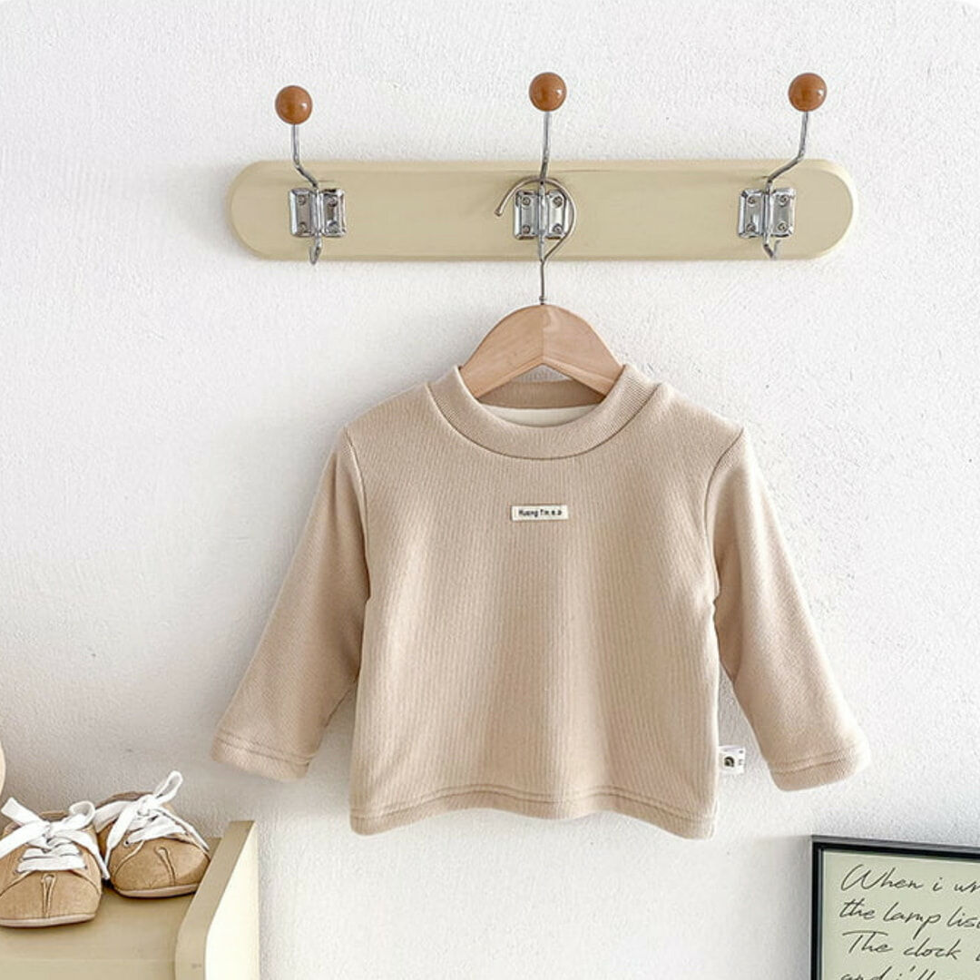 日式簡約加絨保暖衣