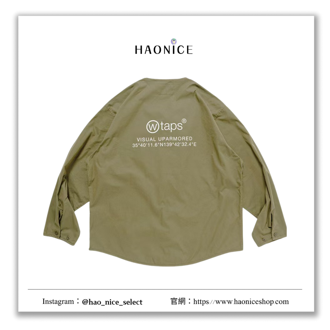 【HAO NICE】日本潮流WTAPS SCOUT LS NYCO WEATHER 24AW 長袖 扣子襯衫 日系感🈵️🈵️
