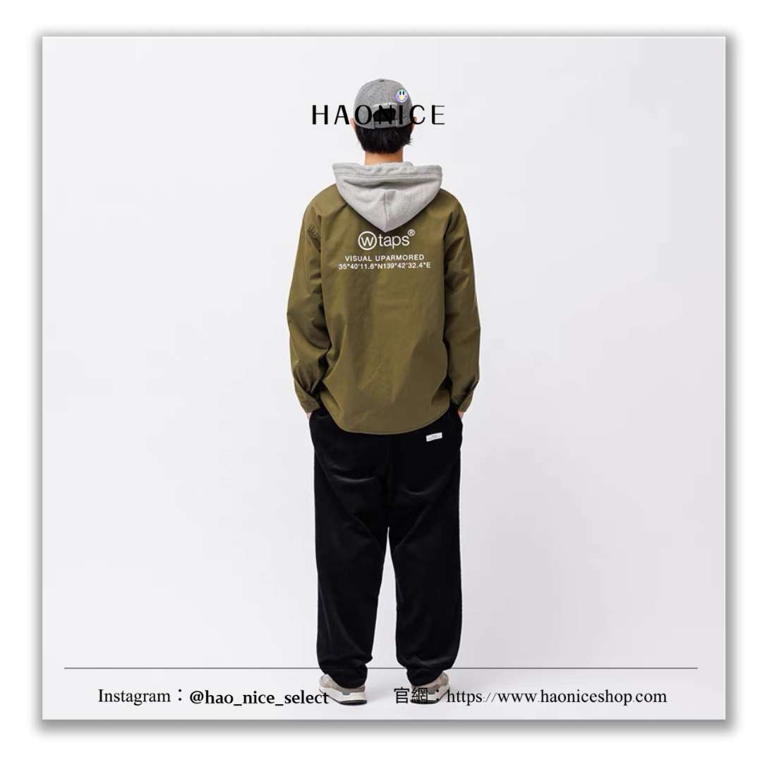 【HAO NICE】日本潮流WTAPS SCOUT LS NYCO WEATHER 24AW 長袖 扣子襯衫 日系感🈵️🈵️
