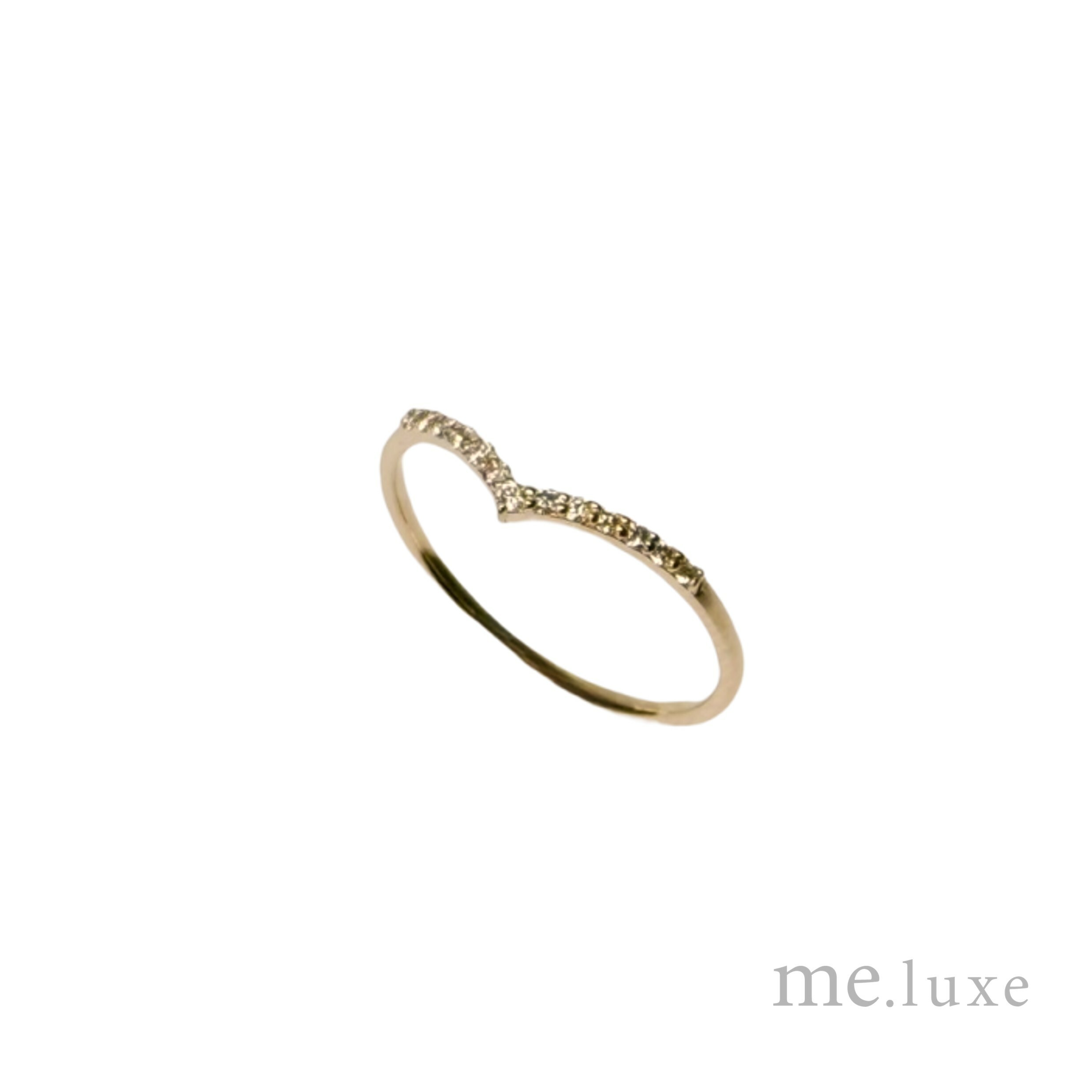 【me.luxe】K10星織-鑽石7分戒