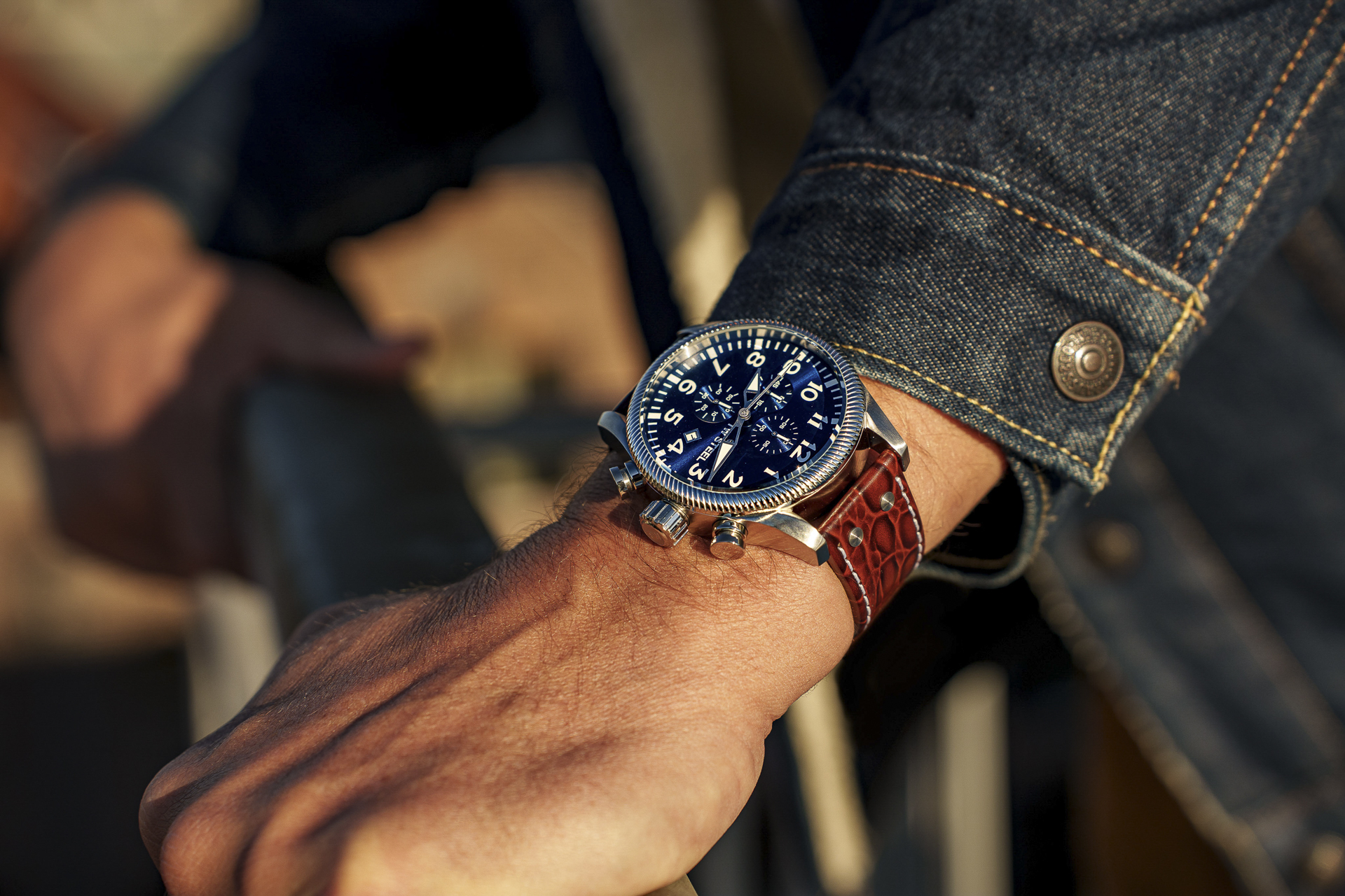 TW Steel VOLANTE 全鋼藍面計時碼錶 VS111