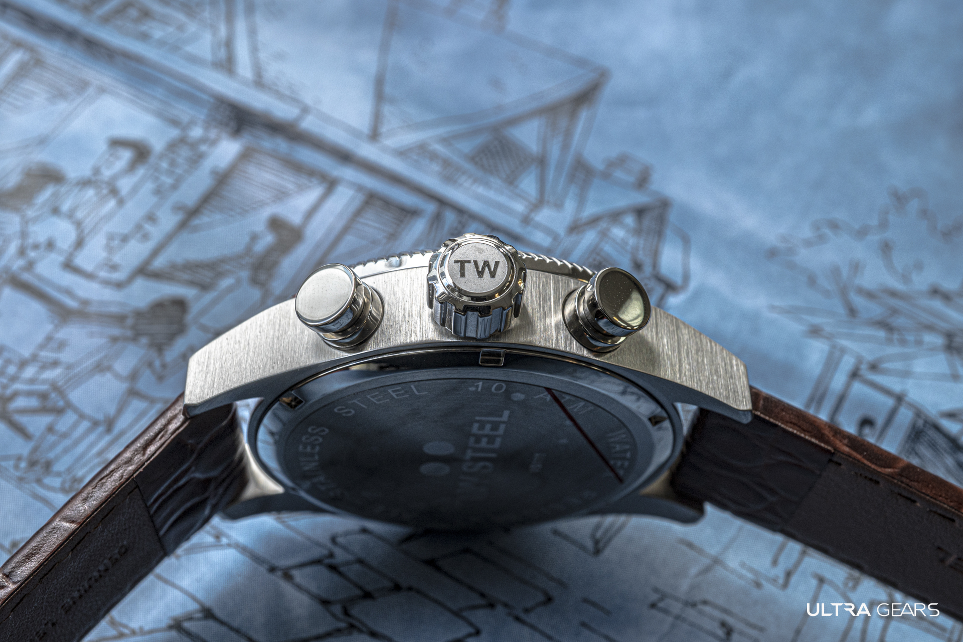 TW Steel VOLANTE 全鋼藍面計時碼錶 VS111