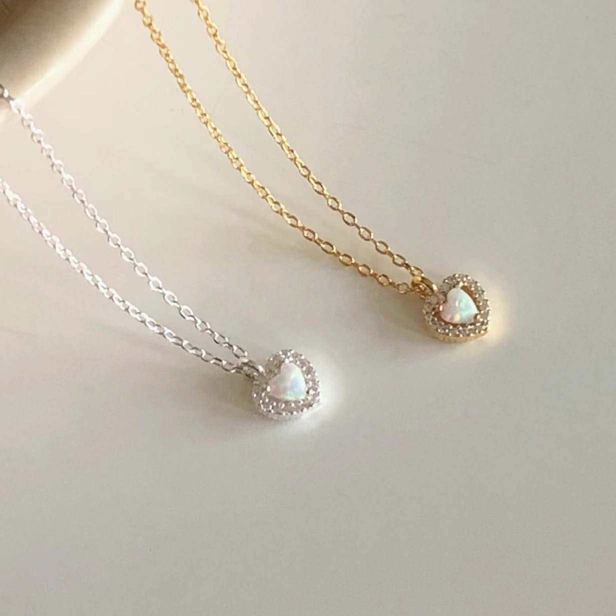 925 silver-Heart of ocean Necklace