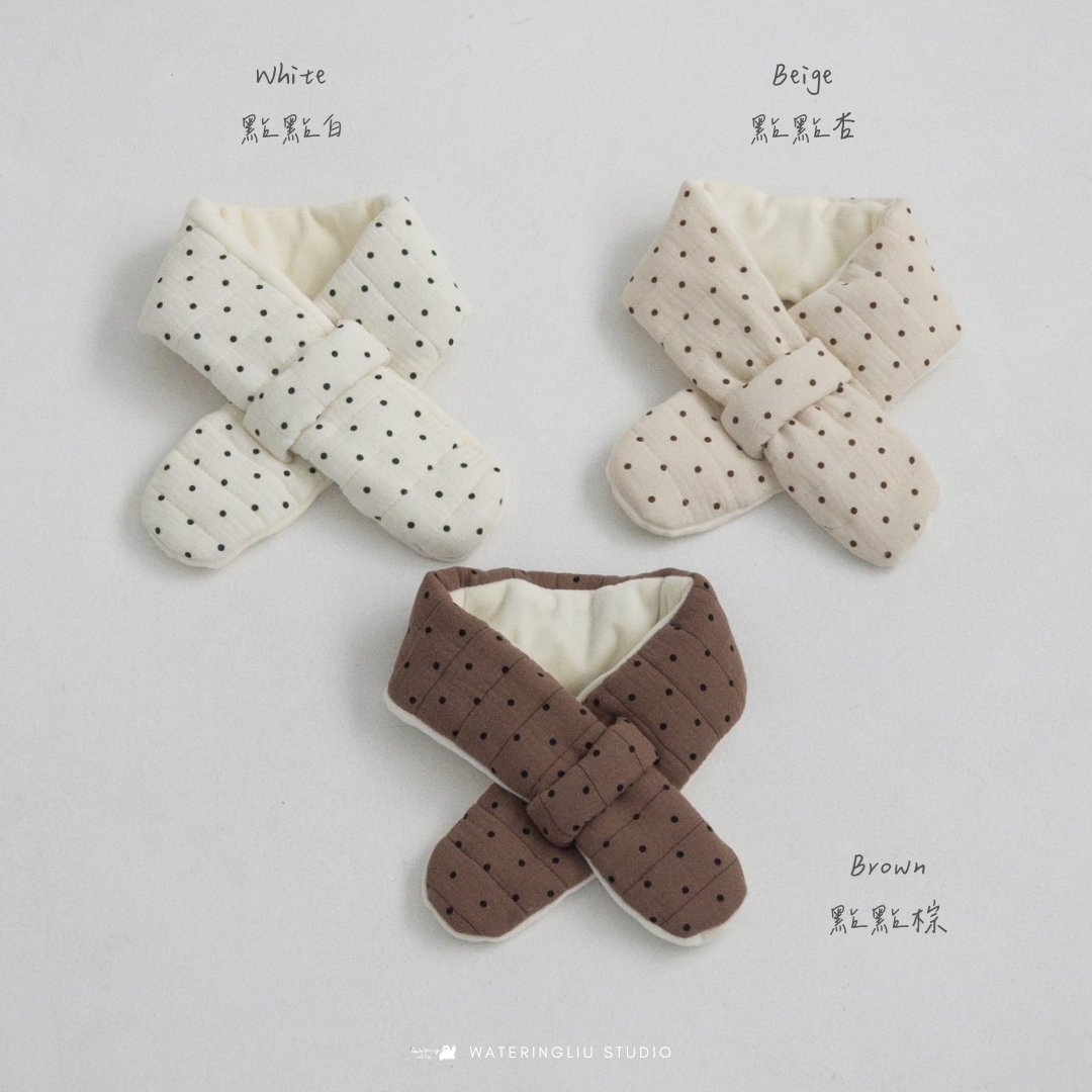 韓國質感選物 - 點點雲朵圍巾