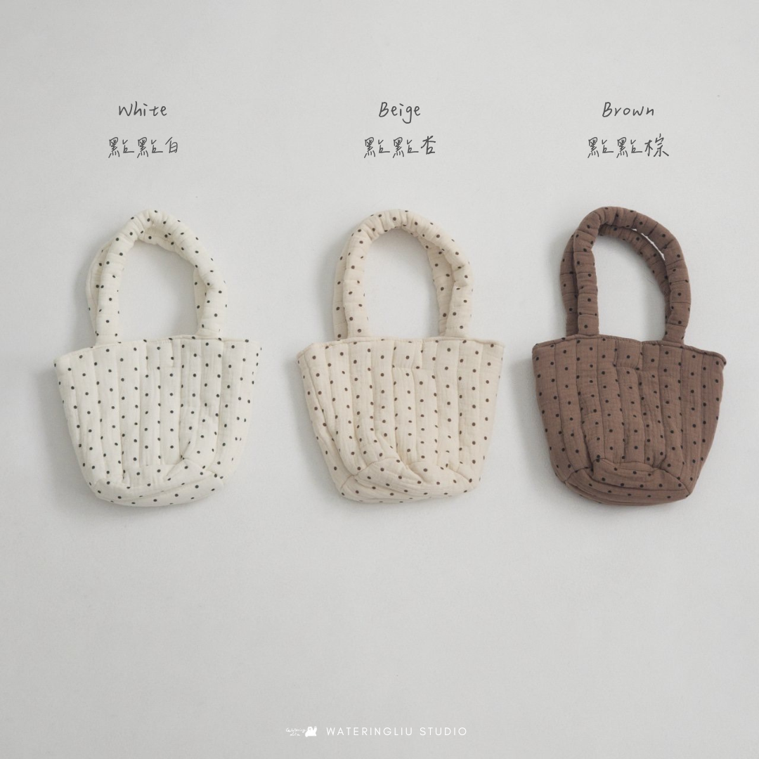 韓國質感選物 - 點點雲朵提袋