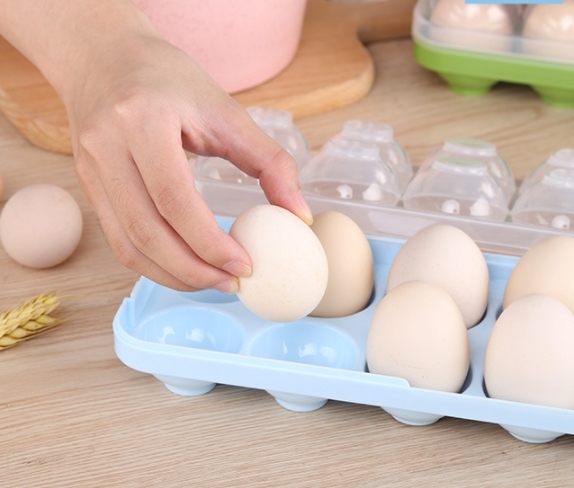 10格防撞蛋盒(顏色隨機)