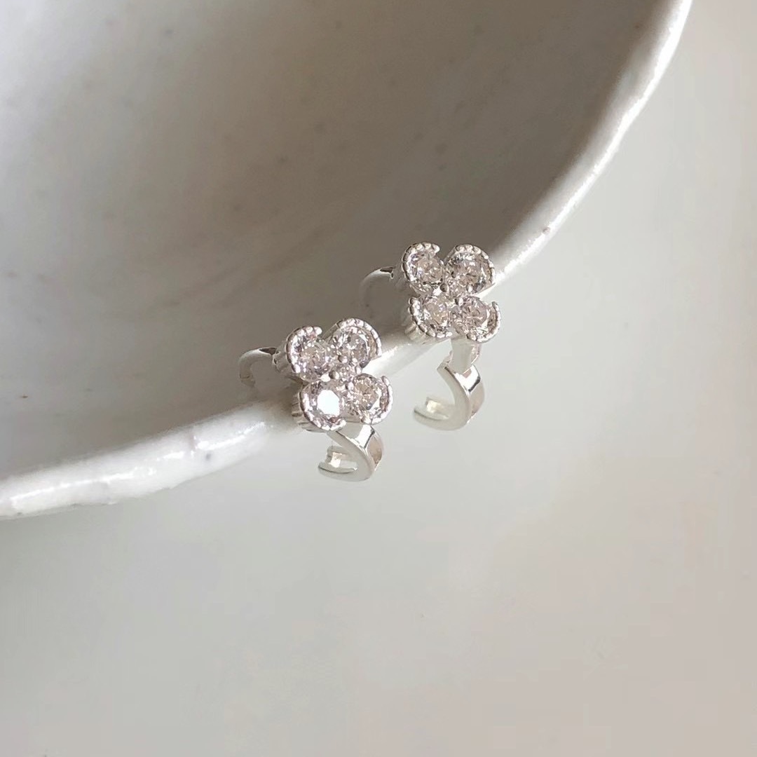 925 silver-Clover Earring