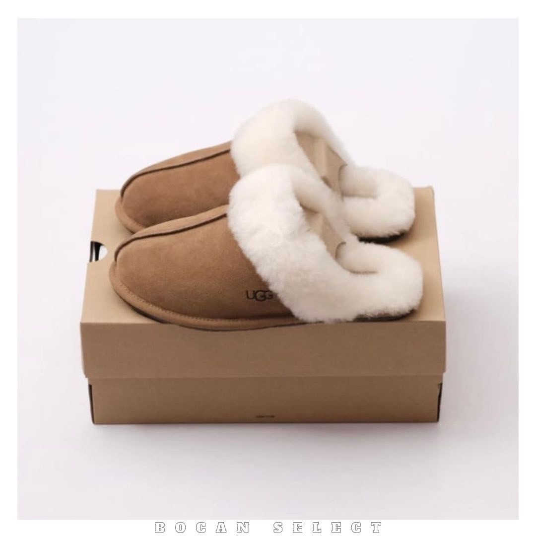 UGG SCUFFETTE II 絨面 懶人拖 女款 棕色 1106872-CHE