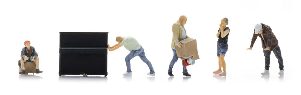 Artitec 5870099 HO規 House movers 搬家工人