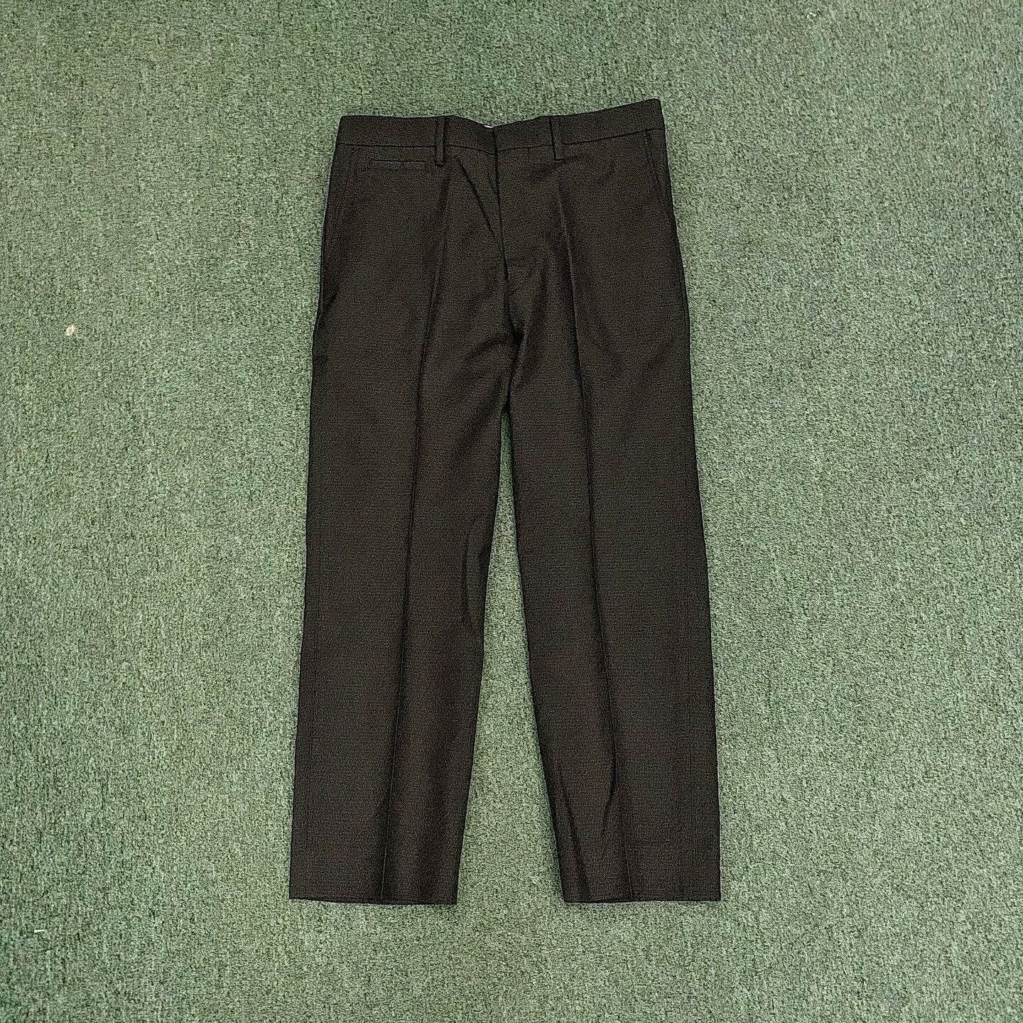VISVIM 2024 HW BOWLINE SLACKS PANTS (WOOL/LINEN/SILK) (( USED S )) *近未使用品 - BLACK SIZE 2 IN STOCK NOW (現貨發售中)