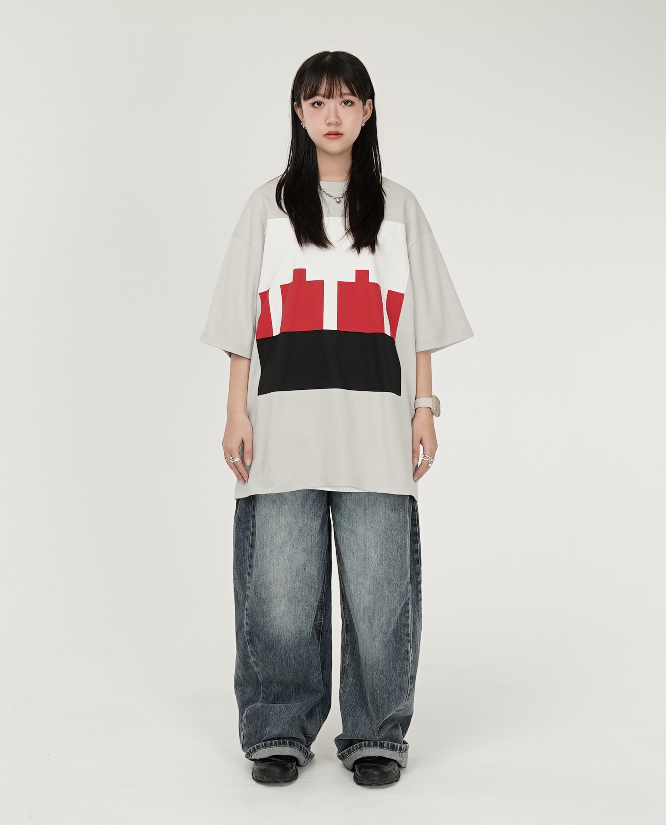 The Trilogy Tapes TTT BLOCK T-SHIRT - 24FW