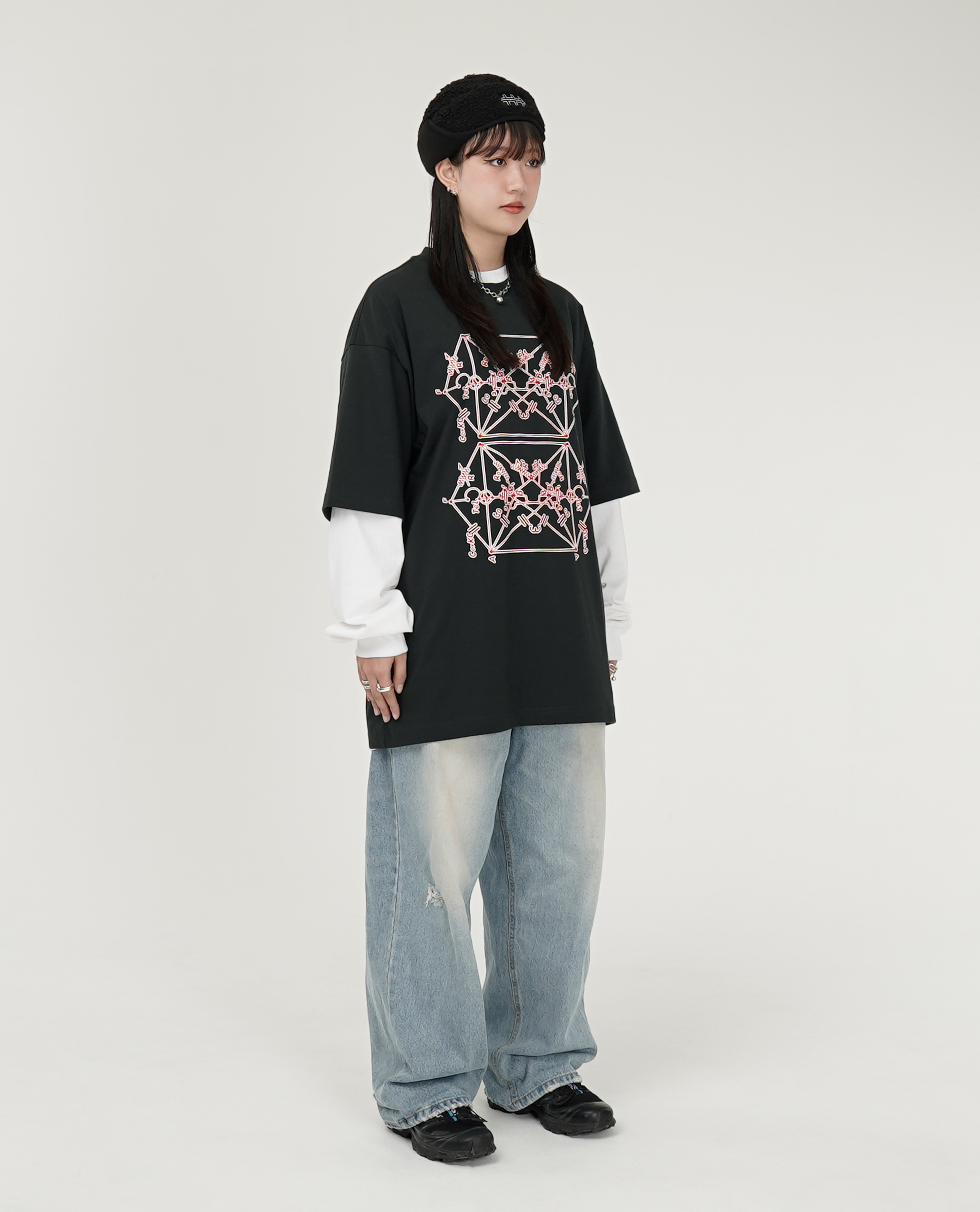 The Trilogy Tapes TTT ENVELOPE GOAT T-SHIRT - 24FW