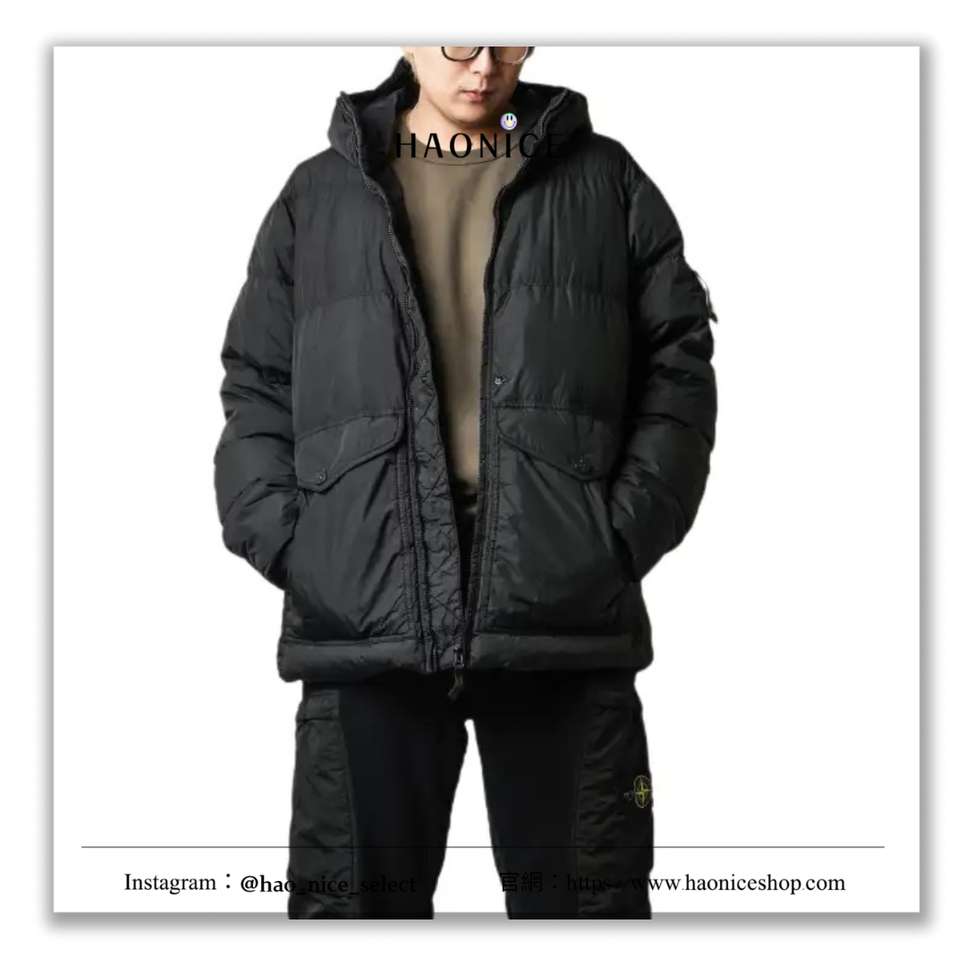【HAO NICE】 C.P company BRidggge x Stone Island 24FW Crinkle長袖 羽絨外套 防水尼龍材質羽絨服 帥氣保暖🔥