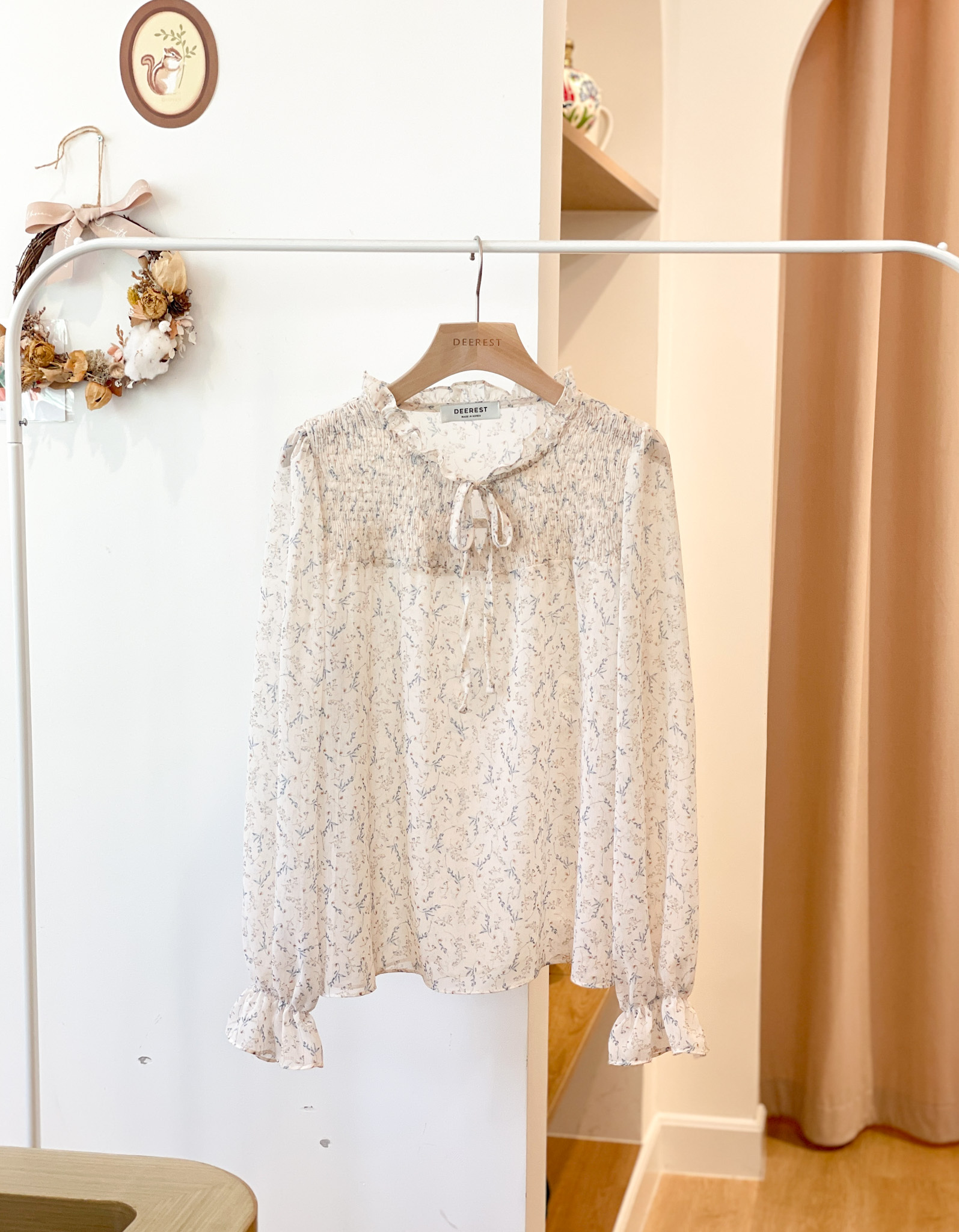 【Dailideer】 T1197 Bluebell Floral Blouse