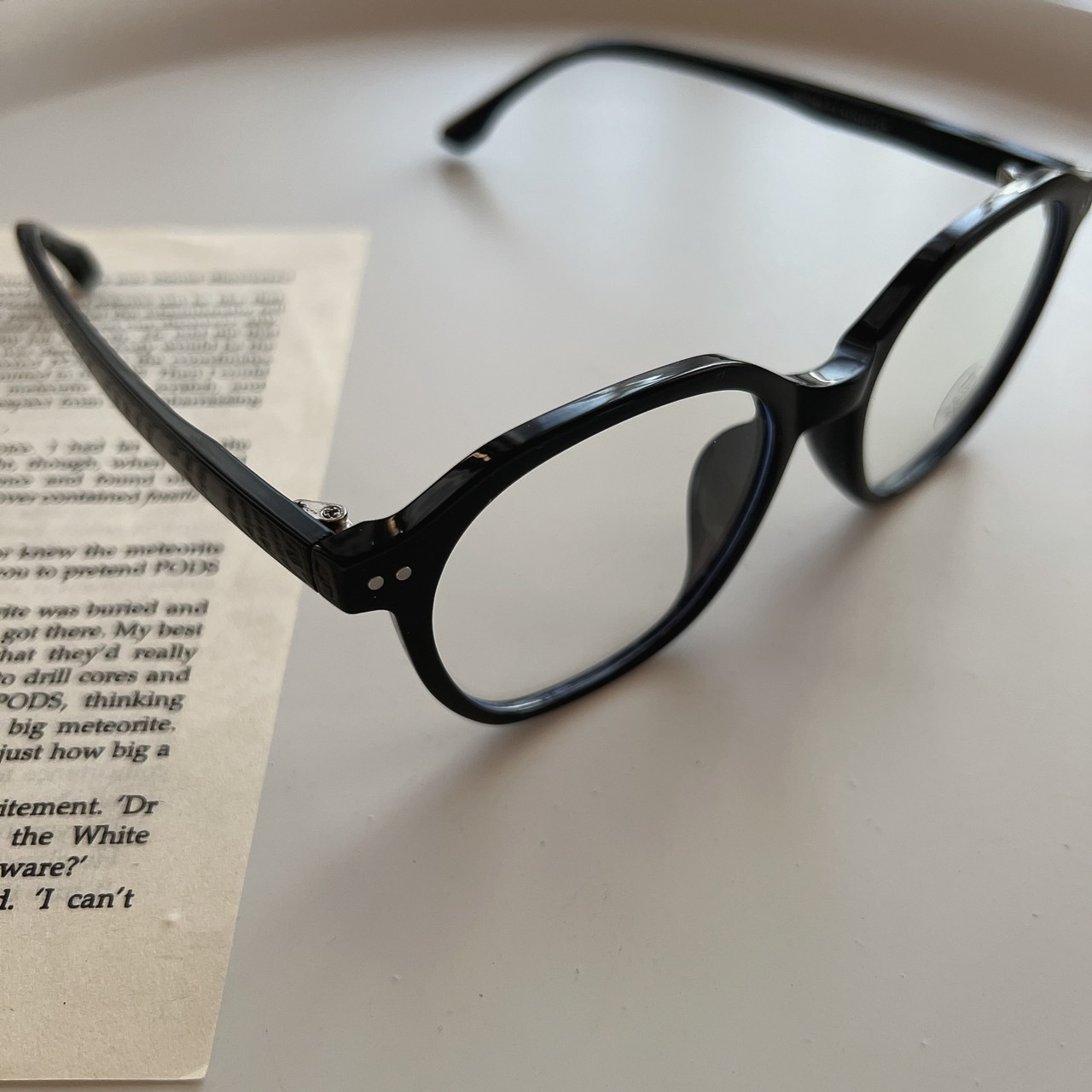 S0127082雙點抗藍光膠框眼鏡/二色