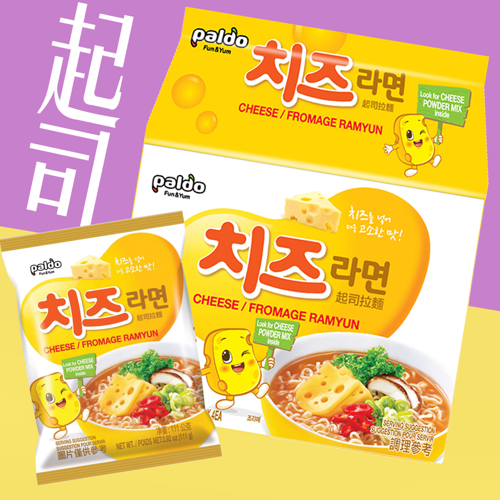 韓國 八道 Paldo 御膳 起司 拉麵  4包入