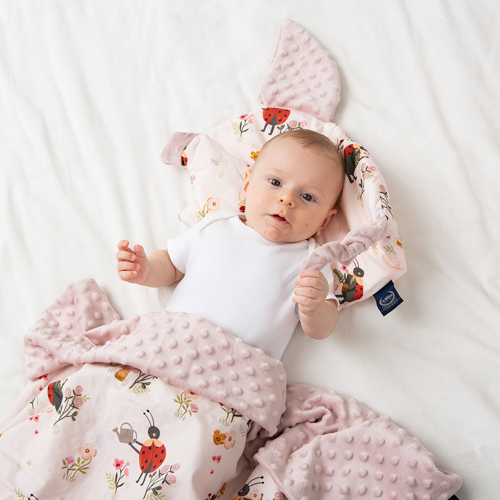 La Millou波蘭 豆豆小豬枕｜花蜜小瓢蟲｜煙燻櫻花粉