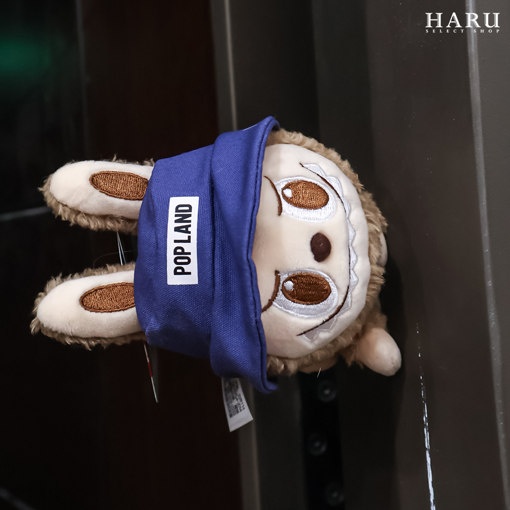 🎪樂園限定🎪 POP MART POPMART 泡泡瑪特 LABUBU 拉布布冰箱貼 藍帽 站肩磁吸 毛絨娃娃