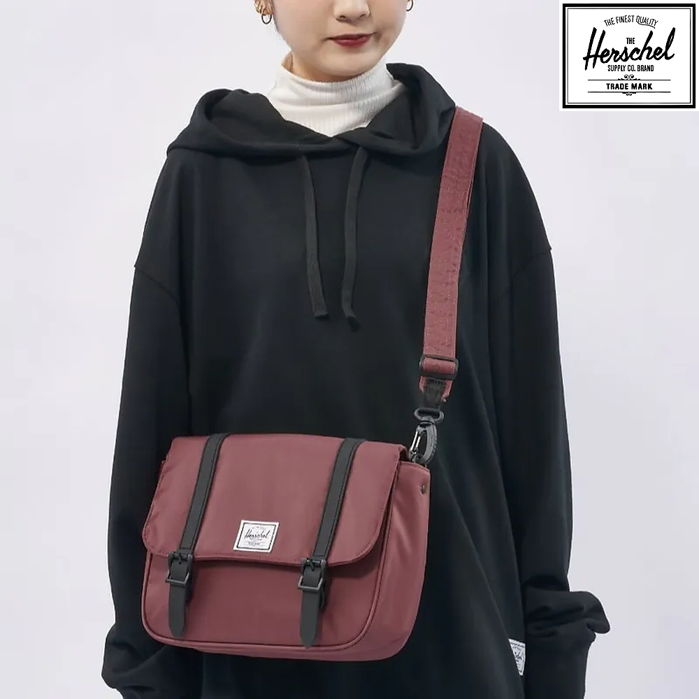 【Herschel】Recycled Flight Satin Retreat CrOSsbody 單肩包 3.5L-玫瑰棕