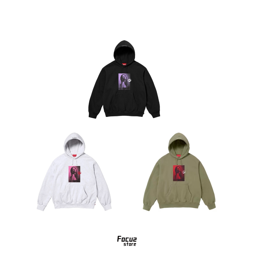 【Focus Store】現貨秒發 Supreme FW24 Week14 Kate Moss Hooded Sweatshirt 人像帽T 三色