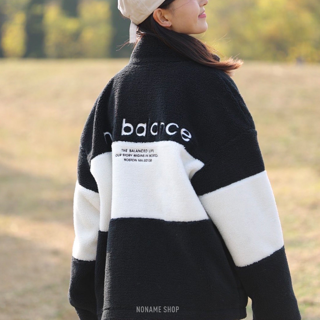 NEW BALANCE NB LOGO 絨毛 羊羔毛 字母 外套 四色 (男款)