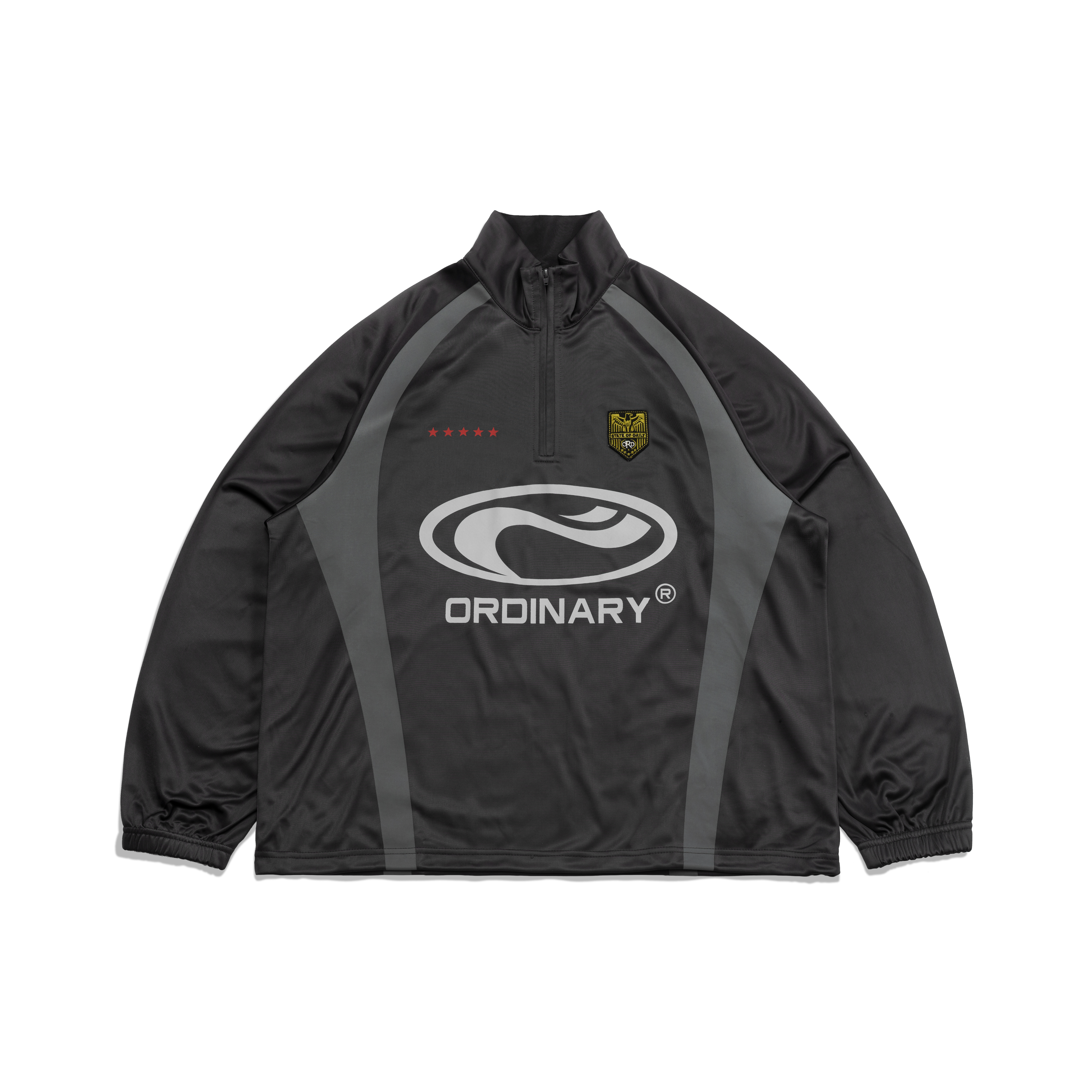 ORDINARY 半拉鍊翻領長袖球衣