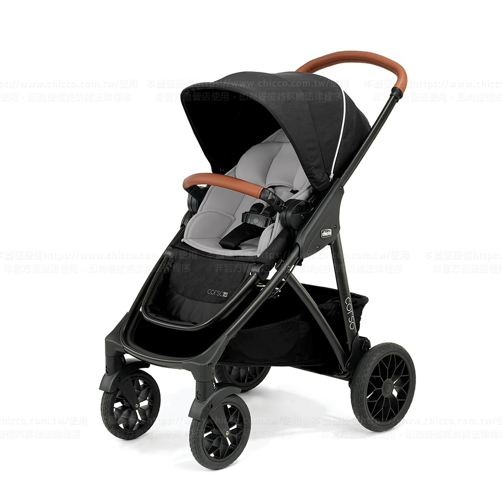 Corso跨界休旅雙向嬰兒推車(率性黑)