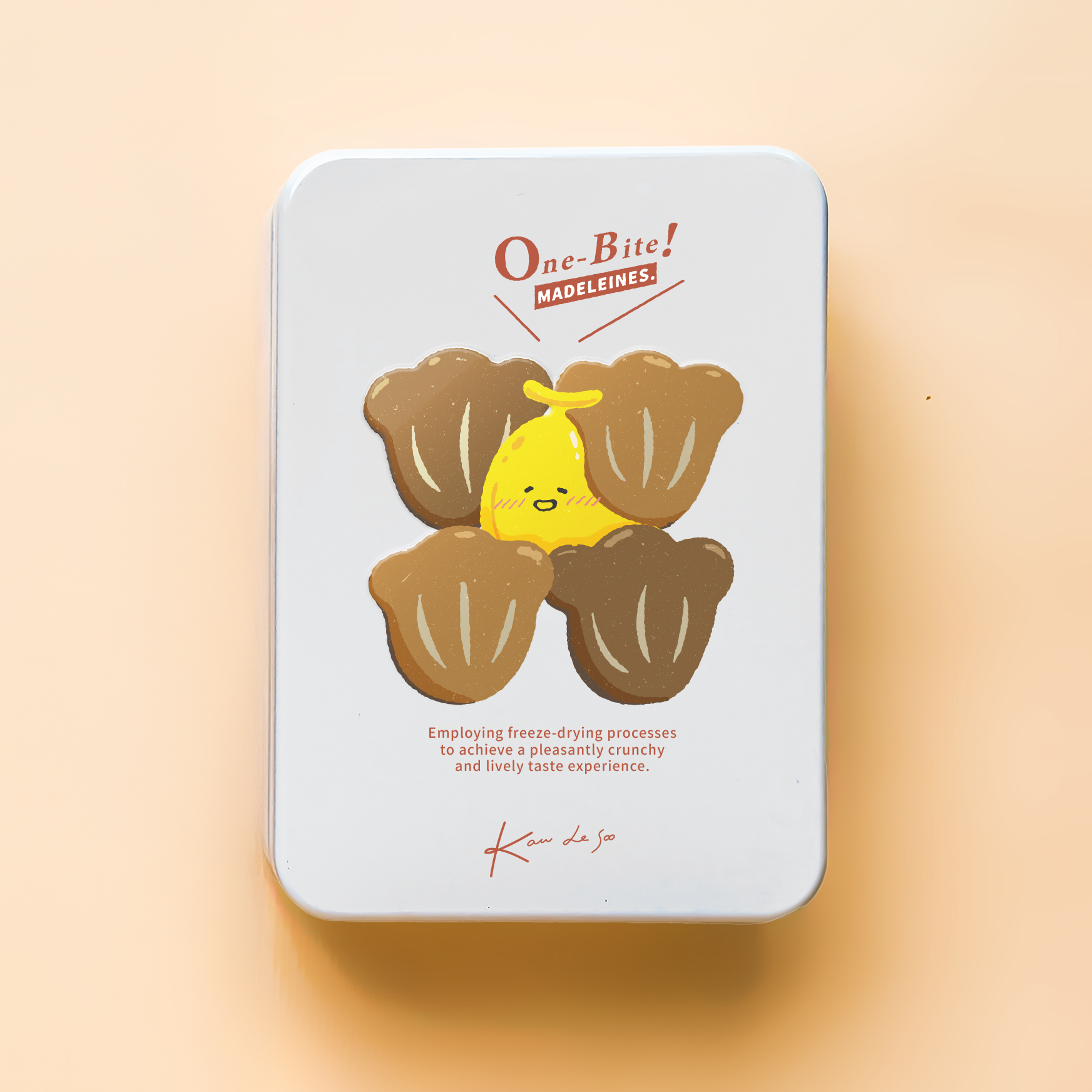 一口水果瑪德蓮｜香蕉