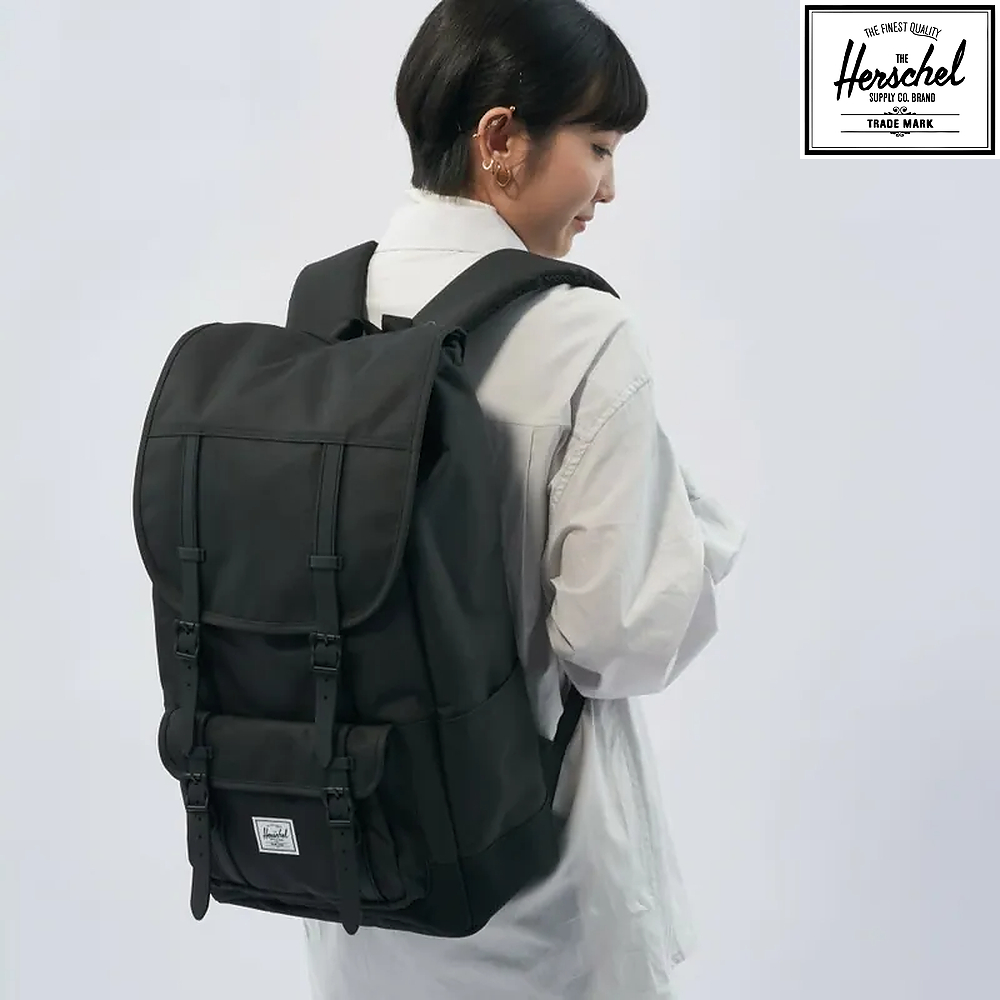 【Herschel】▹Little America Backpack Pro 15吋 後背包-黑