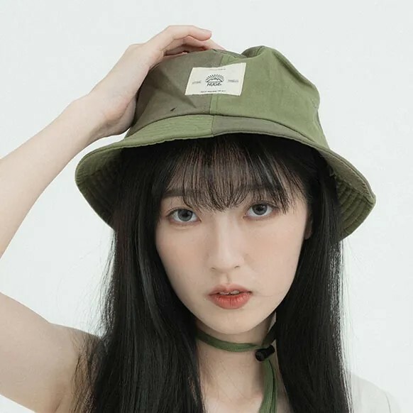 HUGE OUTDOOR HAT 撞色拼接 休閒漁夫帽 HUGE001