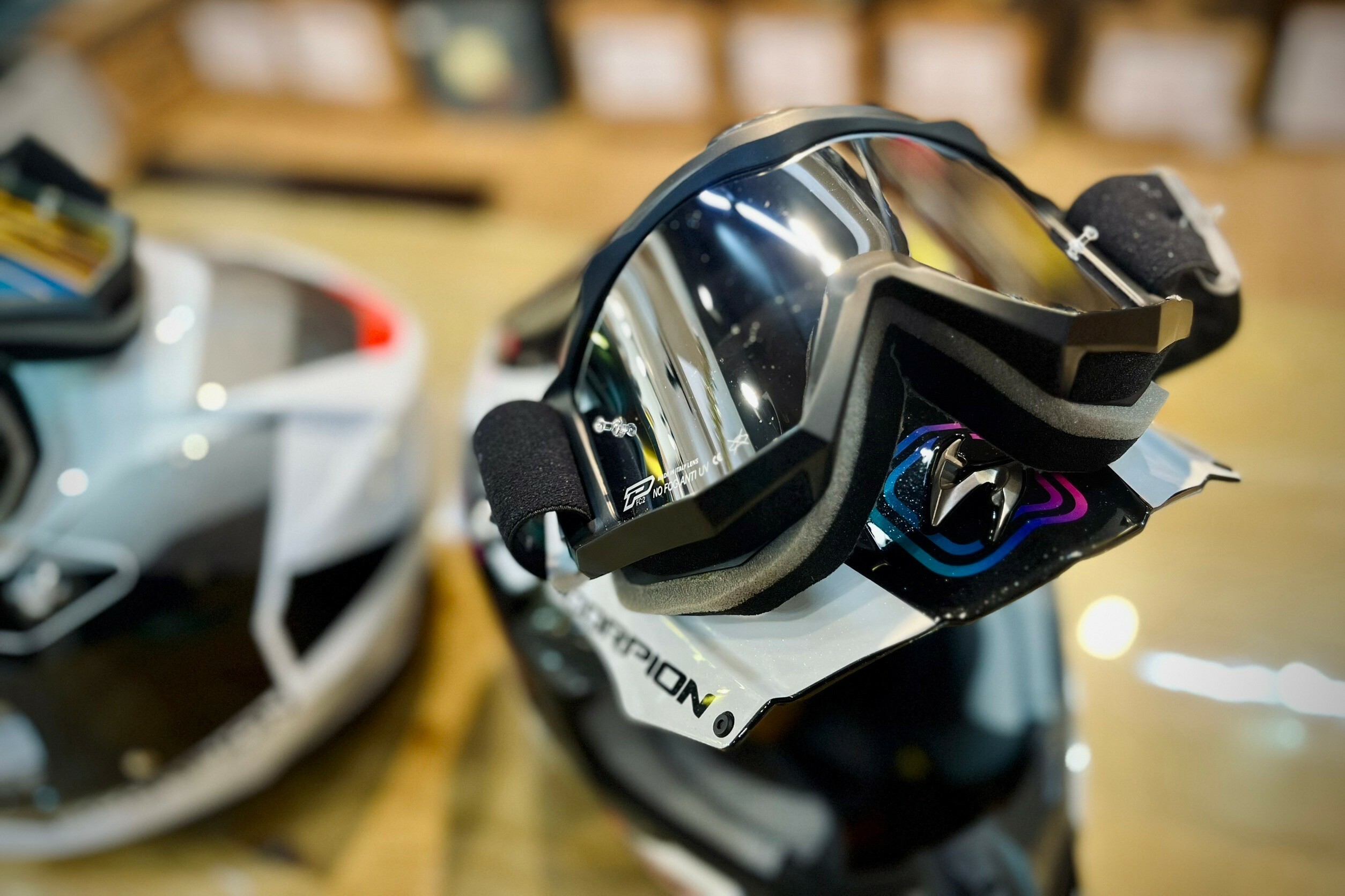 PROGRIP MX GOGGLES #3204-186 Matt Black / Silver 消光黑銀 多層膜電銀片 越野風鏡 風鏡 眼鏡用