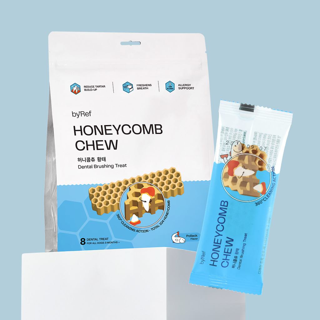 Honeycomb Chew • 蜂巢六角潔牙骨 ⛤ 明太魚 【M size】