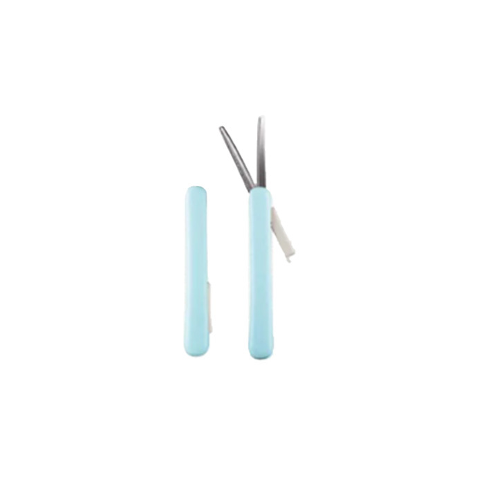 KOKUYO 攜帶型剪刀SAXA Poche-水藍