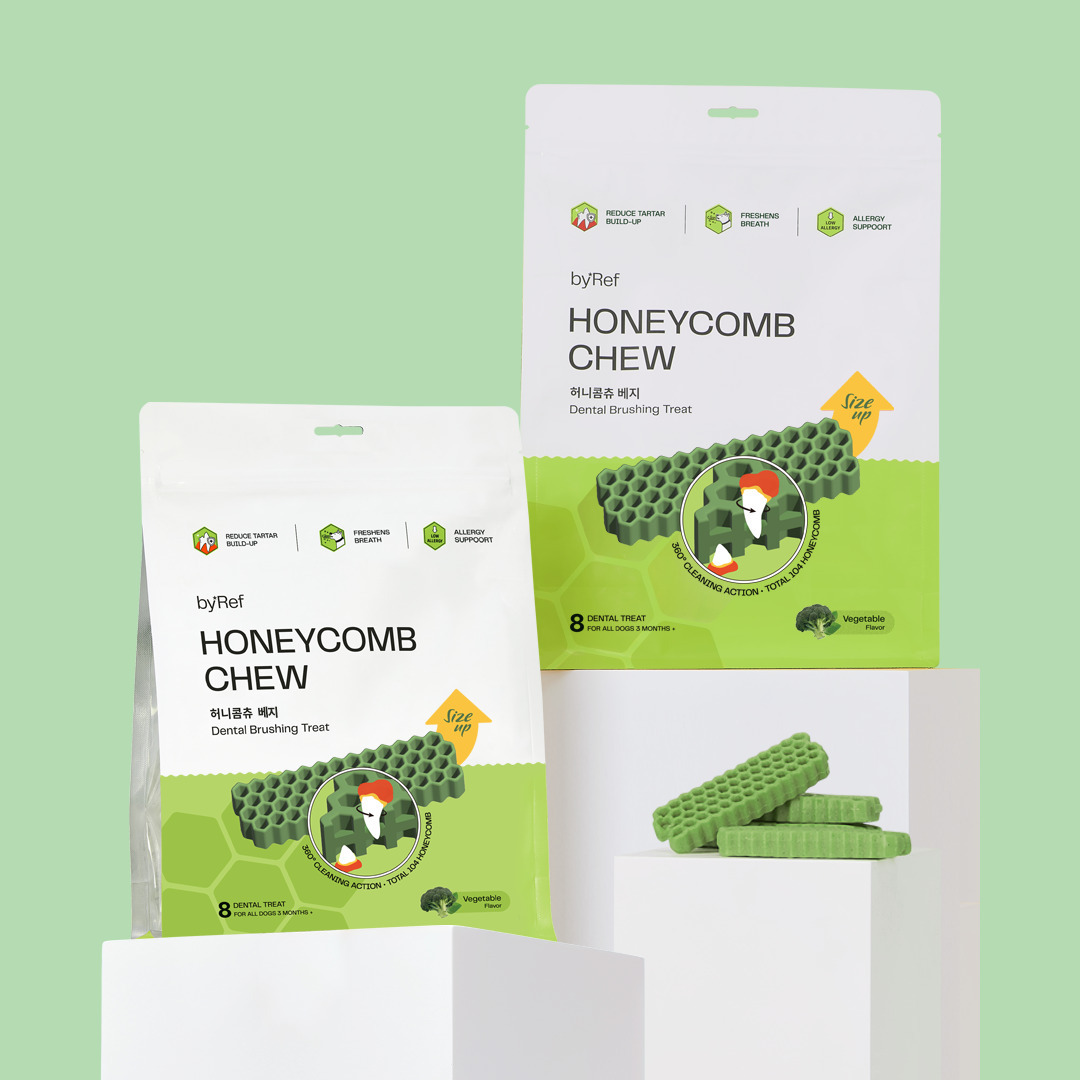Honeycomb Chew • 蜂巢六角潔牙骨 ⛤ 蔬菜【S/M size】