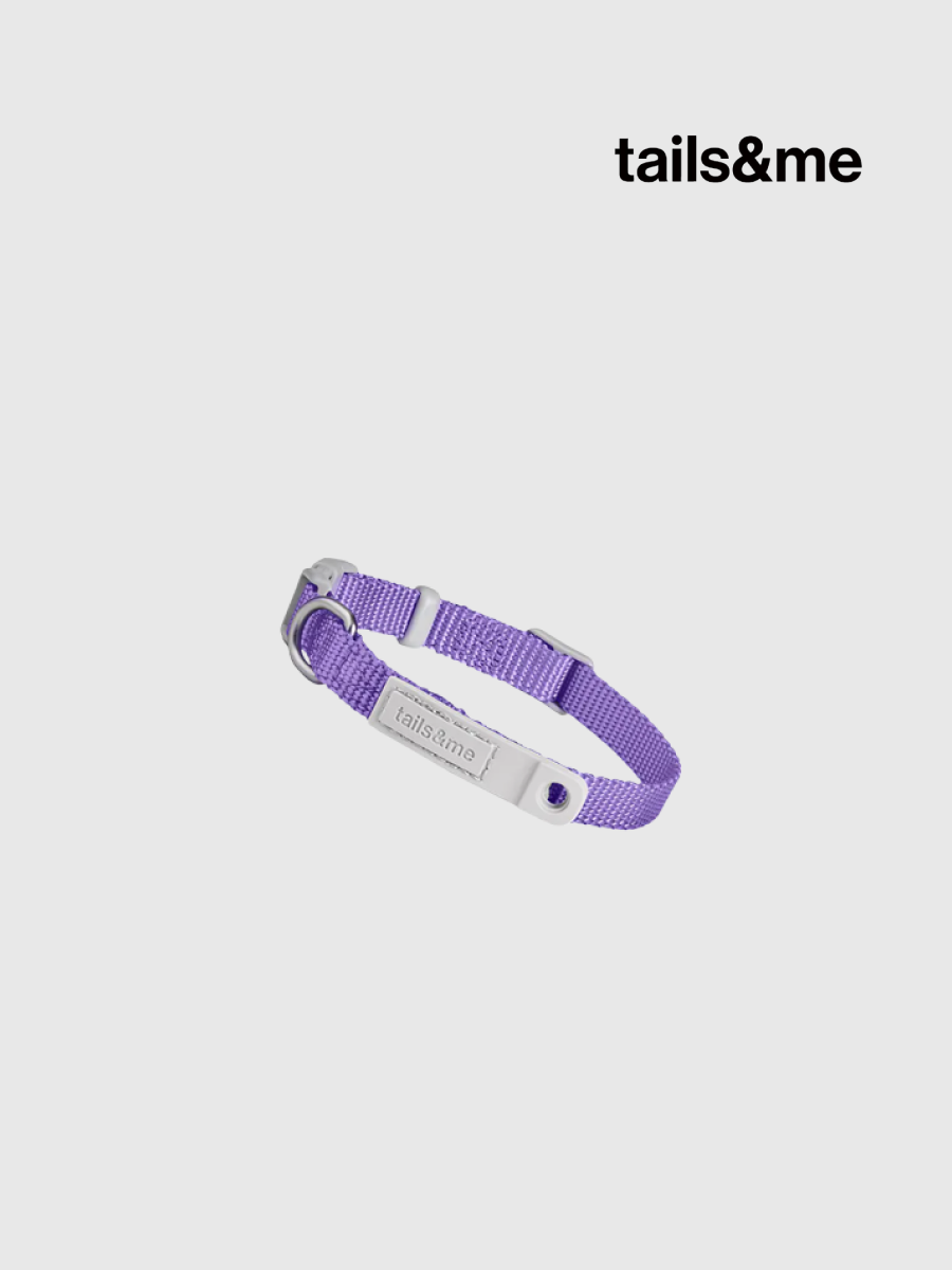 【tails&me 尾巴與我】新經典 貓安全項圈 | TailsCharm™適用｜蘭紫 (單色)