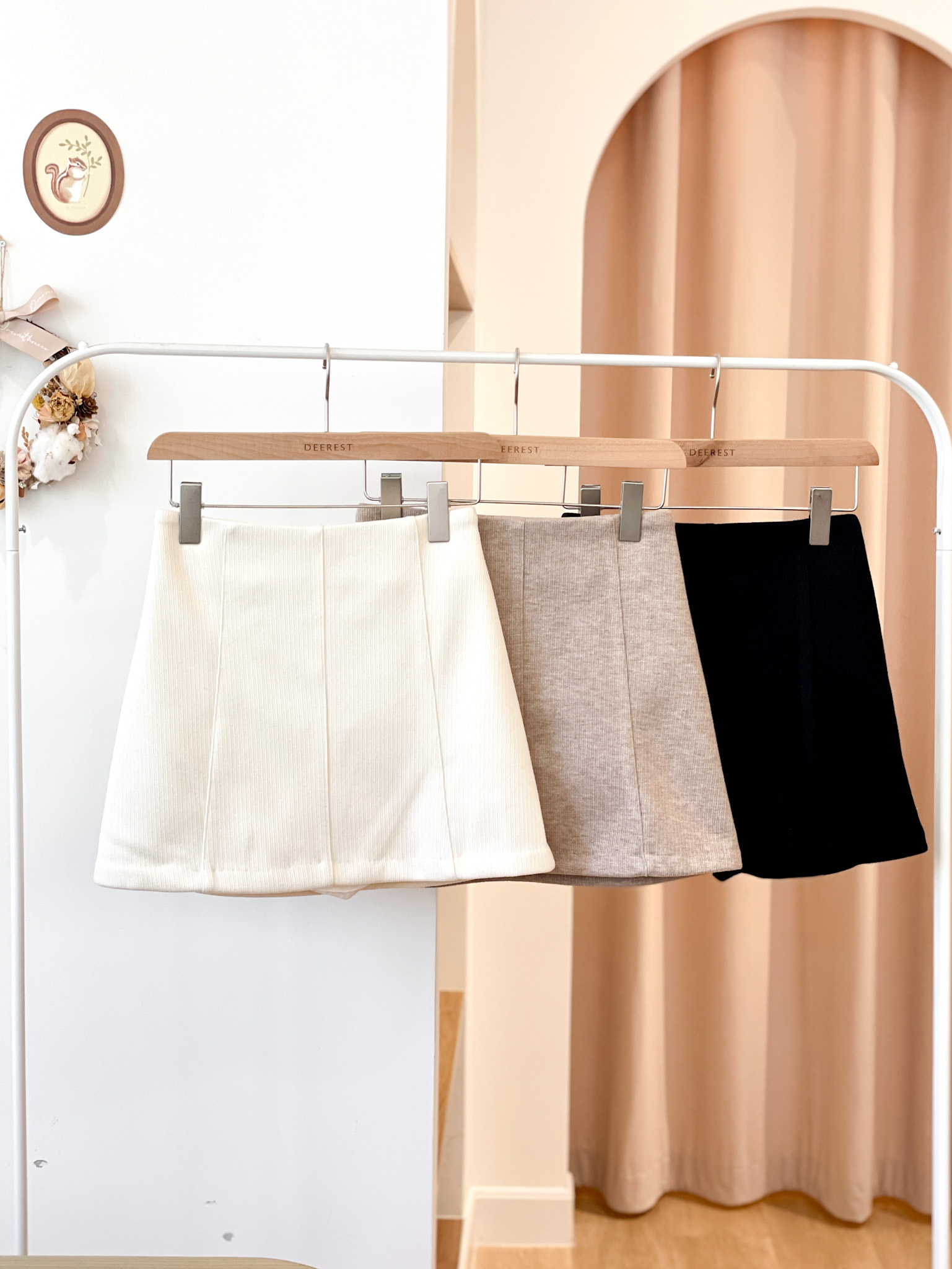 SK512 Oatmeal Mini Skirt