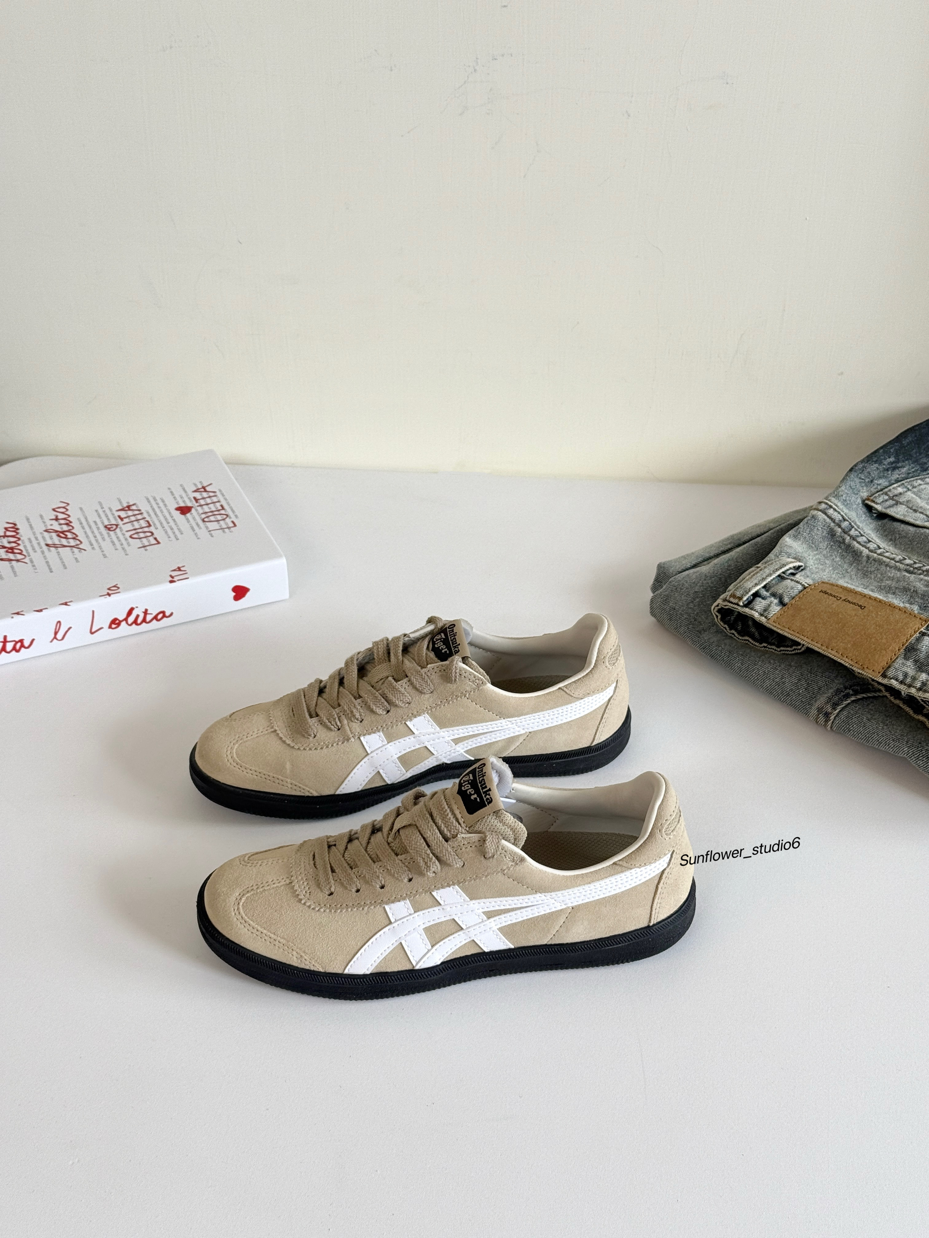 Onitsuka Tiger Tokuten 鬼塚虎 奶茶色 卡其色 米色 麂皮 復古 德訓鞋 1183C431-200/預購