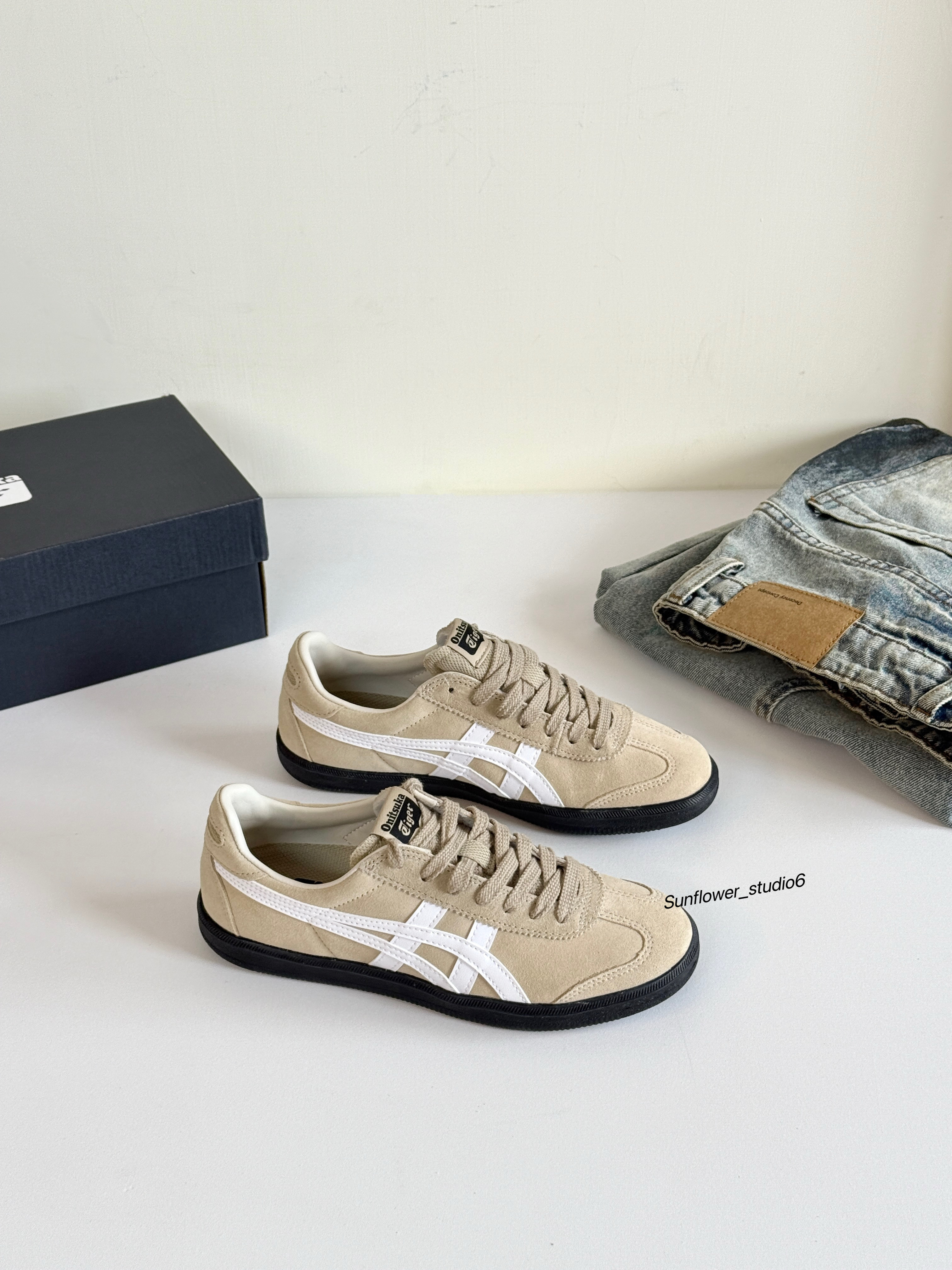 Onitsuka Tiger Tokuten 鬼塚虎 奶茶色 卡其色 米色 麂皮 復古 德訓鞋 1183C431-200/預購
