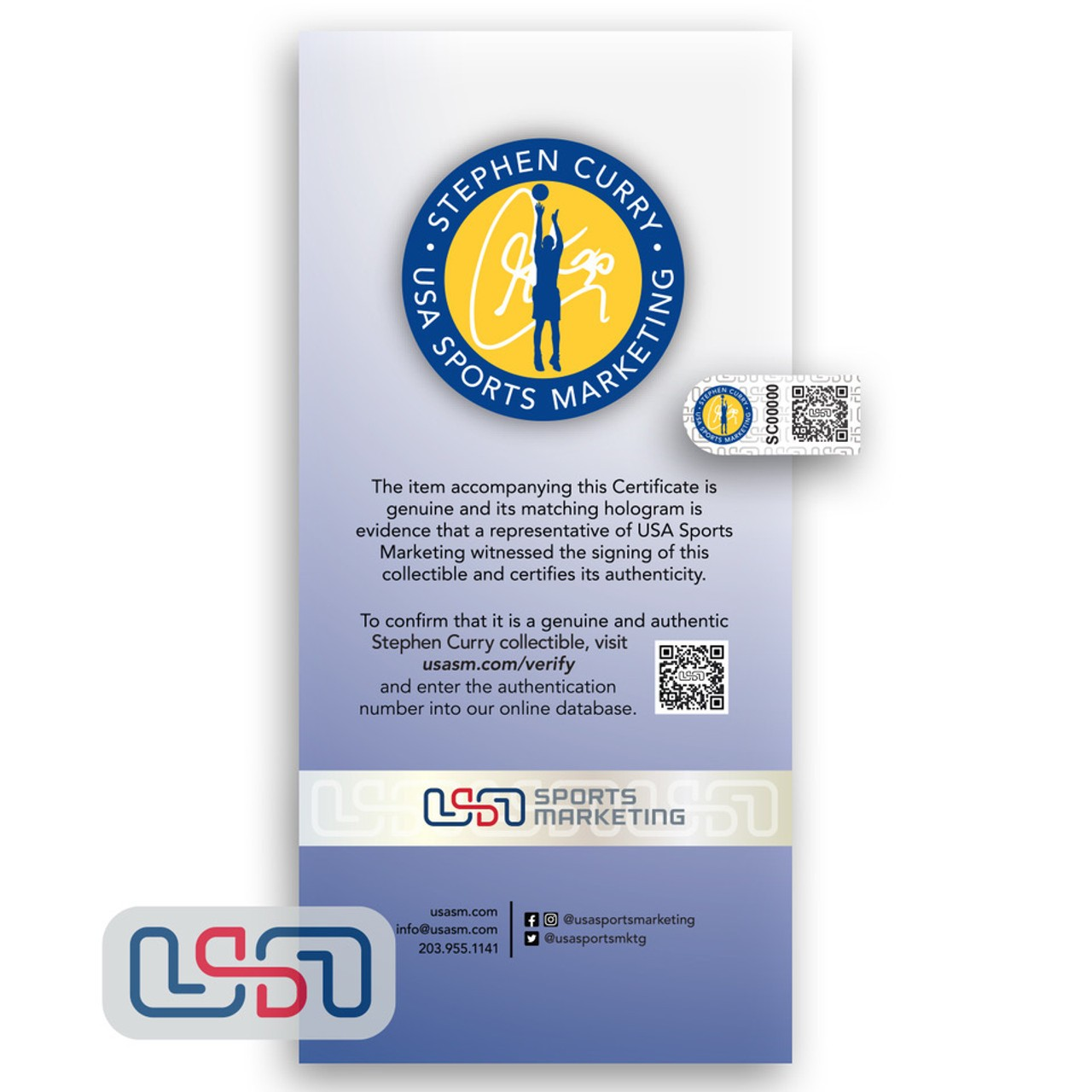 Stephen Curry Warriors Signed Nike Association Edition White Authentic Jersey - BAS USASM