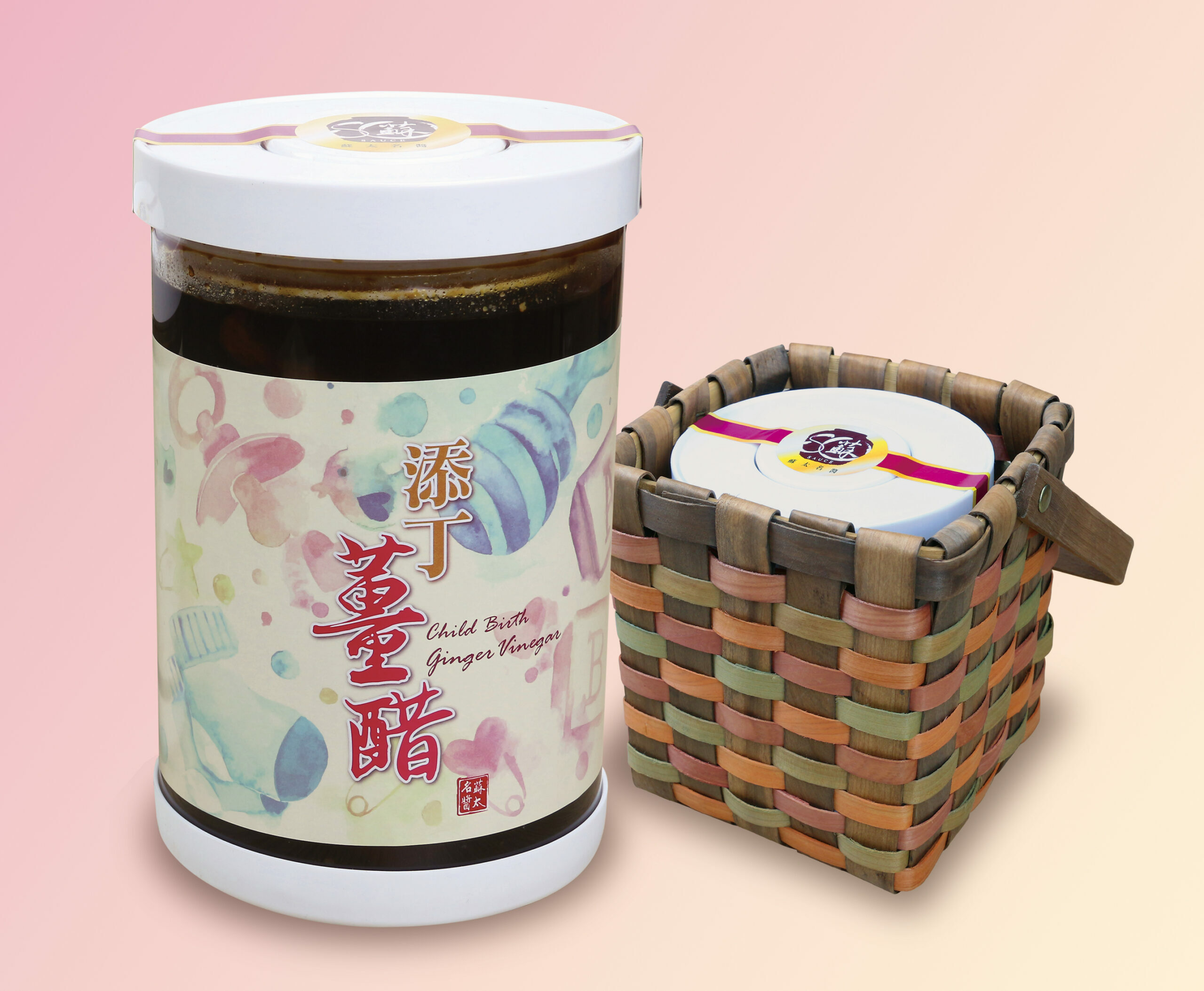 添丁薑醋 (禮籃裝1338克)